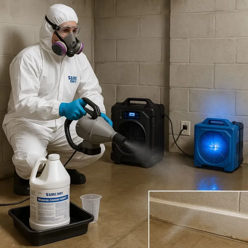 Sanitization and Odor Removal process in Vandalia, OH
