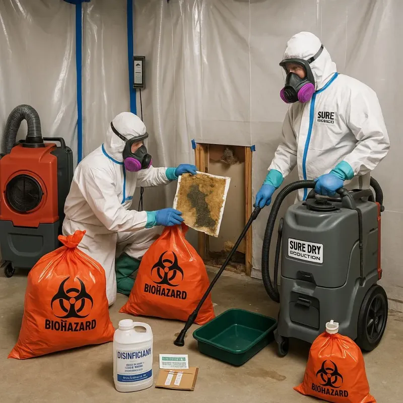 Contaminated Water Handling Protocols process in Vandalia, OH