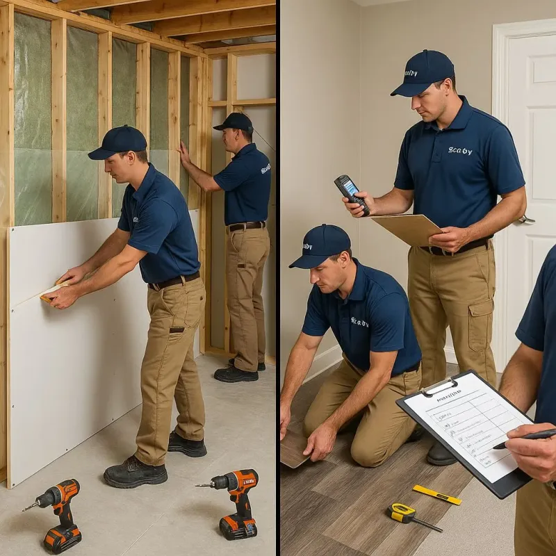 Repairs and Reconstruction process in Vandalia, OH